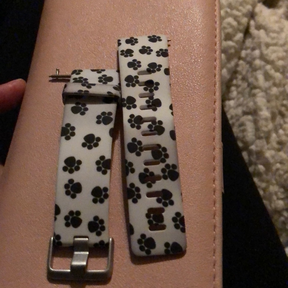Paw print Fitbit Versa band